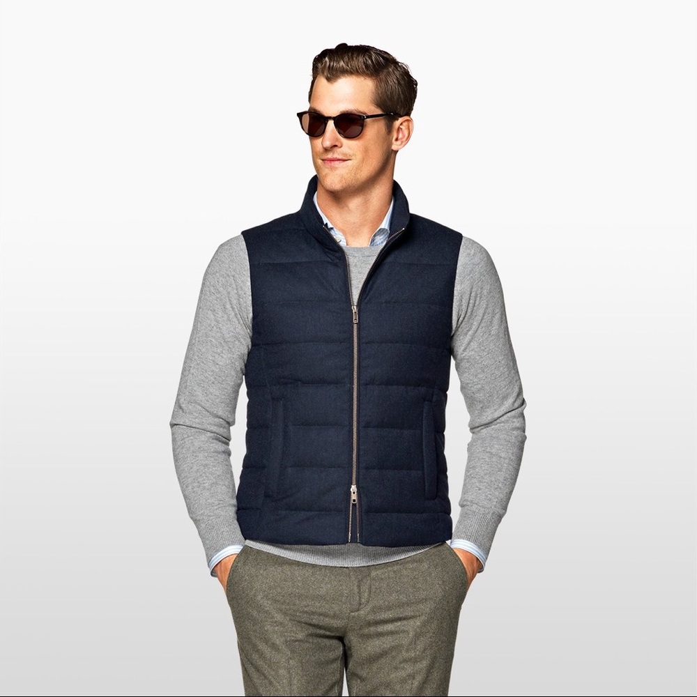 Navy suitsupply Body warmer / vest  size M